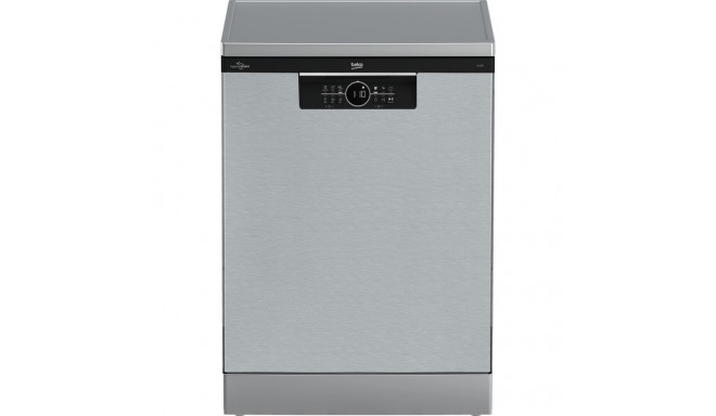 BEKO Freestanding Dishwasher BDFN26530X, Energy class D, Width 60 cm, SelfDry, 3rd drawer, Inox
