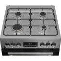 BEKO Cooker FBMA62330TXDSN, Width 60 cm, A, Gas/Electric, LED screen