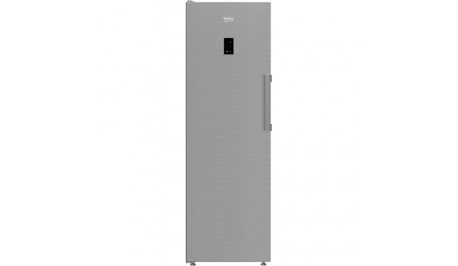 BEKO Upright Freezer B3RMFNE314XB, Energy class E, 186.5 cm, 286L, Inox color