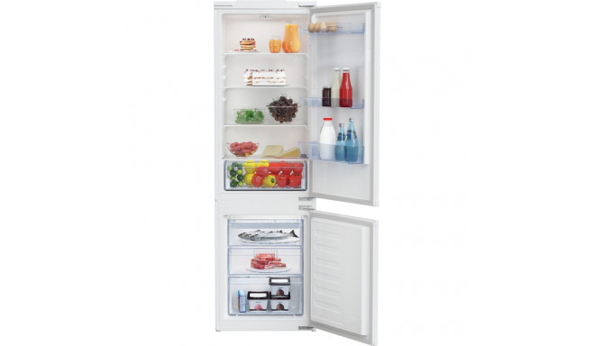 BEKO Built-in Refrigerator BCSA285K4SN, Height 177.5 cm, Energy class E, Inverter motor