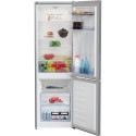 BEKO Refrigerator RCSA270K40SN, Energy class E, Height 171cm, Inox