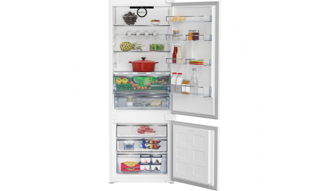 BEKO Built-In Refrigerator BCNE400E40SN, Width 69 cm, Height 194 cm, Energy class E, HarvestFresh, N