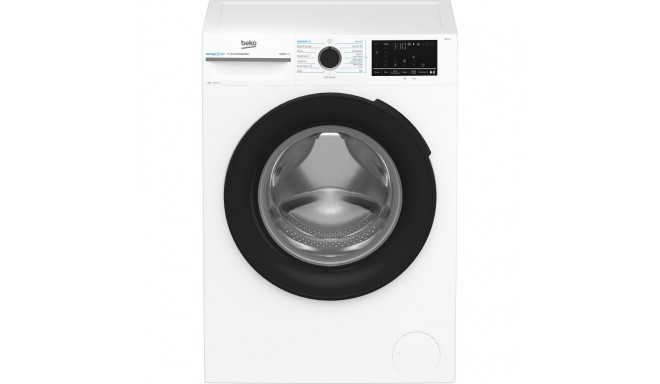 BEKO Washing machine BM3WFSU49415WB, 9 kg, Energy class A, 51.8 cm, 1400 rpm, Inverter motor, Steam 
