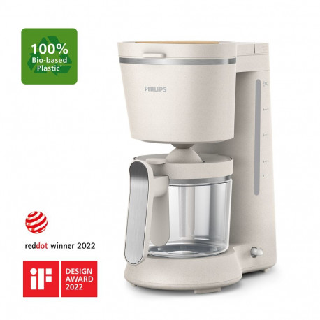 Philips Eco Conscious Edition Drip Filter Coffee Machine HD5120/00, 1.2L