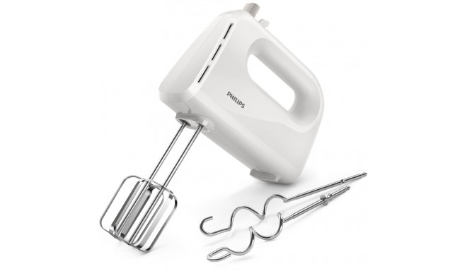Philips Philips Daily Collection Mixer HR3705/00 300 W 5 speeds + turbo Strip beaters & dough hooks 