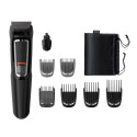 Philips Multigroom series 3000 8-in-1, Face and Hair MG3730/15 8 tools Self-sharpening steel blades 