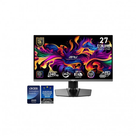 Monitor MPG 272URX QD-OLED LED/UHD/FLAT/240Hz/26.5-inch/Black
