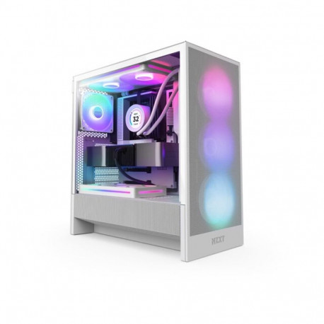 NZXT H5 Flow RGB Midi Tower aknaga arvutikorpus