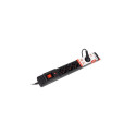 Surge Protector Multi M6 10m black