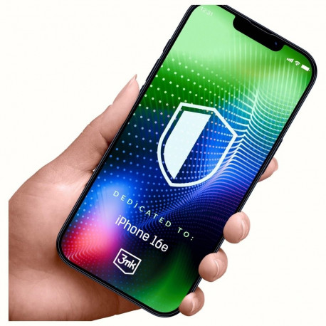 3MK HARDY Ultra Glass Tempered Glass for Apple iPhone 16e