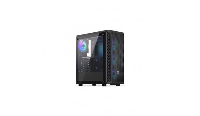 Case|ENDORFY|Signum 300 ARGB|MidiTower|Case product features Transparent panel|Not included|ATX|Micr