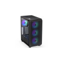 Case|ENDORFY|Arx 500 ARGB|MidiTower|Case product features Transparent panel|Not included|ATX|MicroAT