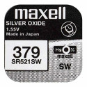 Nööpelement Maxell SR521SW 379 1,55 V Leeliseline Nööppatarei