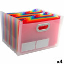 Organiser Folder Exacompta Transparent A4 (4 Units)