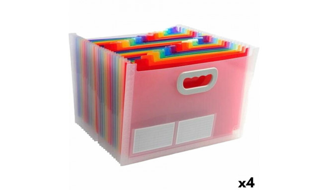 Organiser Folder Exacompta Transparent A4 (4 Units)