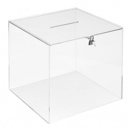 Urn Archivo 2000 Läbipaistev 30 x 30 x 30 cm