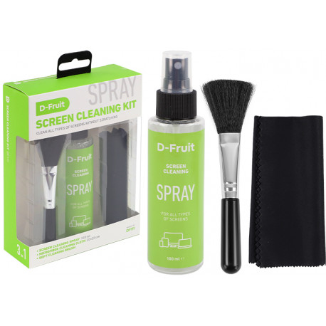 D-Fruit ekraanipuhastuskomplekt DF111 100ml