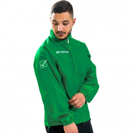 Givova vihmajope Rain Basico RJ001 0013 L, roheline