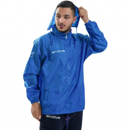 Kurtka Givova Rain Basico niebieska RJ001 0002 2XL