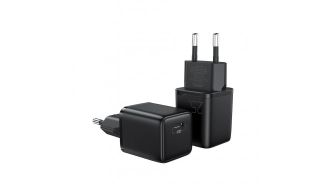 Joyroom Small Fast USB Type C PD Charger 25W EU Plug Black (L-P251)