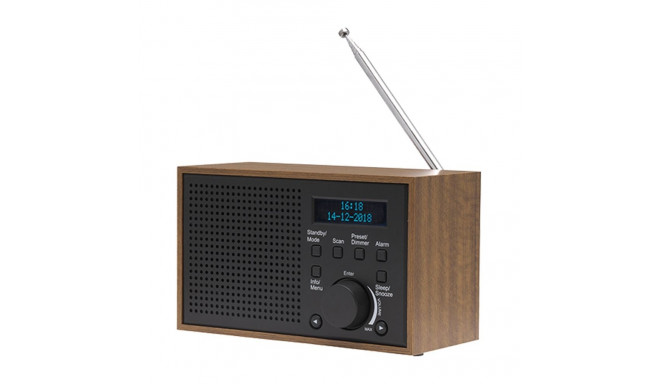 Denver DAB-46DARK GREY Internet Analog & digital Black, Brown