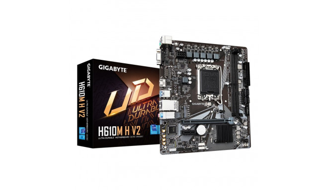 GIGABYTE H610M H V2 emaplaat – toetab Intel Core 14. põlvkonna protsessoreid, 4+1+1 hübriidne digita