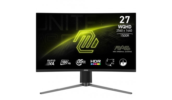 MSI MAG 27CQ6PF arvutimonitor 68.6 cm (27") 2560 x 1440 pikslit Wide Quad HD LCD must