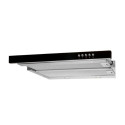 Akpo WK-7 Light Glass 220 m³/h Integreeritav Must, Hall