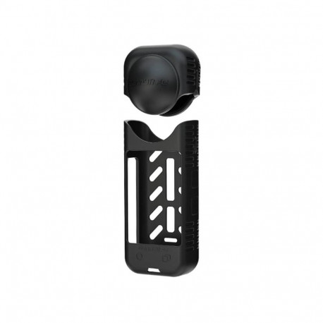 Silicone protective case + lens cover Sunnylife for Insta360 X4 (black)
