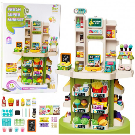 Zabawkowy pood lastele interaktiivne supermarket 67el