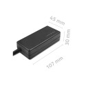 Adapter - Qoltec 51774 19V 1.3A 25W for LG Monitor with Power Cable