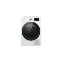 Whirlpool W7 D94WB EE tumble dryer Freestanding Front-load 9 kg A+++ Black, White