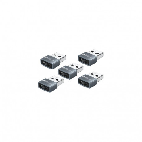 Alcasa USB-AD203-5 cable gender changer USB-A USB-C Grey