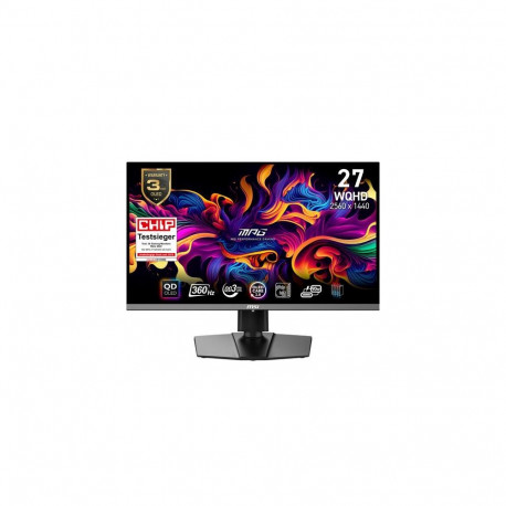 MSI MPG 271QRXDE QD-OLED computer monitor 67.3 cm (26.5") 2560 x 1440 pixels Wide Quad HD B