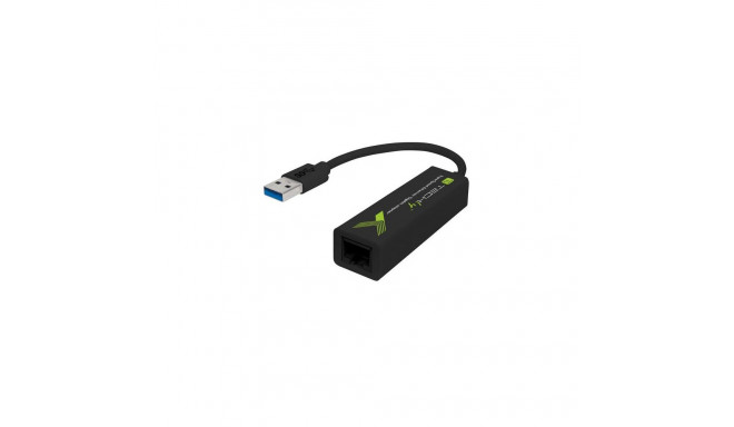 Techly IDATA USB-ETGIGA3T2 RJ-45 USB 2.0 Type-A Black