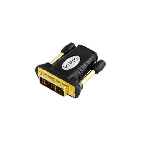 Deltaco HDMI-11 video cable adapter DVI-D Black