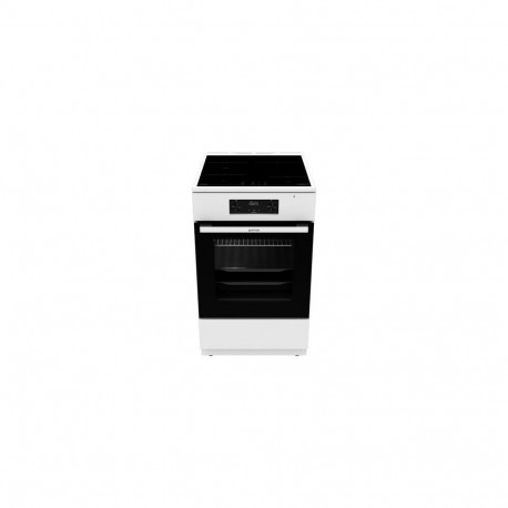 Gorenje GEIT5C60WPG Freestanding cooker Electric Zone induction hob White