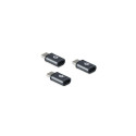 Conceptronic DONN USB-C to Micro USB OTG Adapter 3-Pack