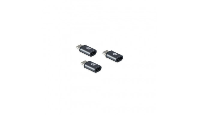 Conceptronic DONN USB-C to Micro USB OTG Adapter 3-Pack