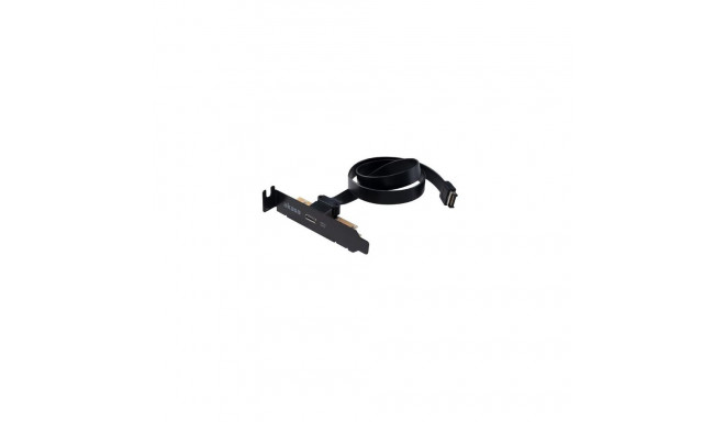 Akasa Low Profile PCI Bracket Cable with USB 3.1 Gen 2 Type-C