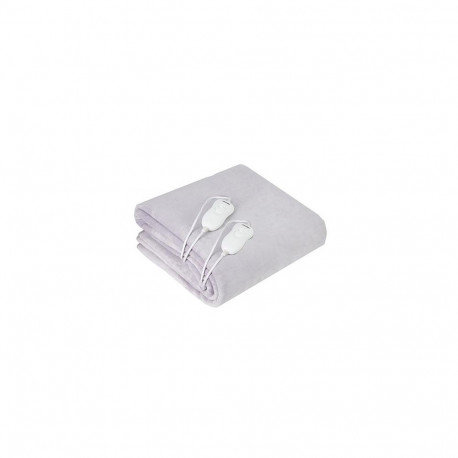 Adler AD 7426 electric blanket Electric bed warmer 60 W Grey Fleece, Polyester
