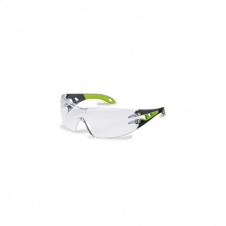 Uvex pheos Safety glasses Polyoxymethylene (POM), Thermoplastic elastomer (TPE) Black, Green