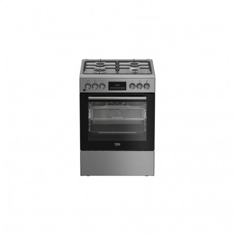 Beko FBMA62330TXDSN Freestanding cooker A Electric Gas Stainless steel