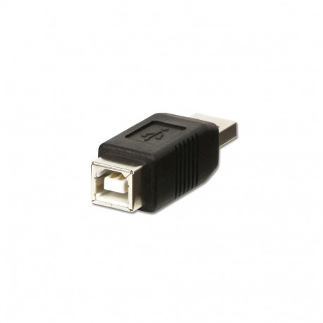 Lindy USB Adapter, USB A Male to B Female