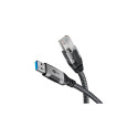 Goobay 70693 cable gender changer USB A RJ-45 Black, Silver