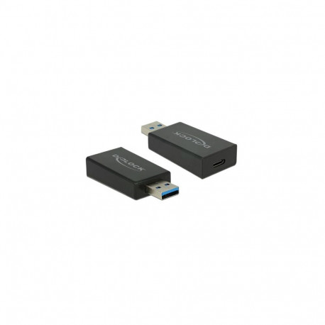 DeLOCK 65689 cable gender changer USB 3.1 Gen 2 Type-A USB 3.1 Gen 2 USB Type-C Black