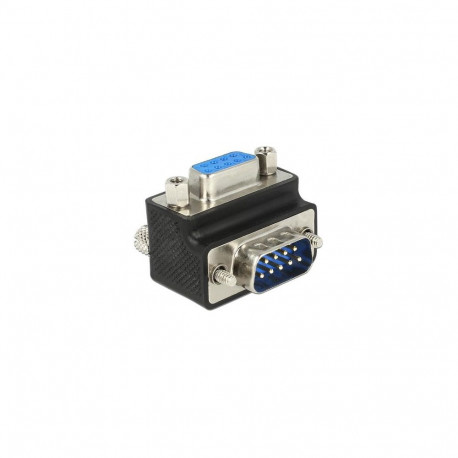 DeLOCK 65595 cable gender changer Sub-D 9p Black, Blue, Red, Silver