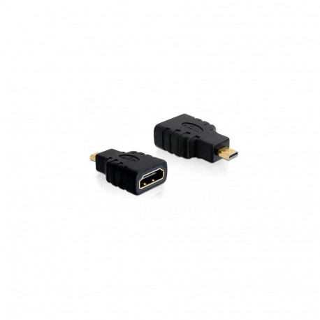 DeLOCK HDMI micro D/HDMI A HDMI mirco D Black