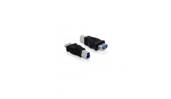 DeLOCK USB 3.0 Adapter USB 3.0-B M USB 3.0-A FM Black