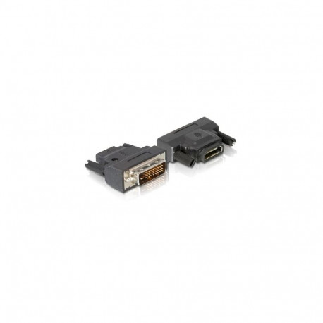DeLOCK DVI / HDMI Adapter DVI-D HDMI FM Black